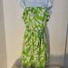 Lilly Pulitzer Dresses | Lilly Pulitzer Silk Dress | Color: Green/White | Size: 0