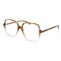 Gucci Accessories | Gucci Women's Eyeglasses Gg1003o-003 Brown Frame Clear Lenses | Color: Brown | Size: 53-16-140