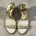 Coach Shoes | Coach Leather Wear Est. 1941 | Color: Cream/Gold | Size: 9