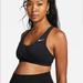 Nike Intimates & Sleepwear | Nike Dri-Fit Swoosh Medium Support Nursing Maternity Sports Bra Adjustable New | Color: Black | Size: Xlm