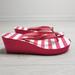 Coach Shoes | Coach Loralyn Wedge Thong Slipper 6. | Color: Pink/White | Size: 6