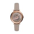 Fossil Women's Analogue Quartz Watch with Leather Strap ES5091