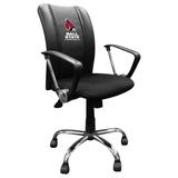 Black Ball State Cardinals Curve Task Chair