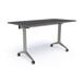Compel Mobius Training Table w/ Casters Wood/Steel in Brown/Gray | 29 H x 72 W x 30 D in | Wayfair MOB-7230-GA