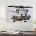 East Urban Home 'A US Marine Corps CH-53E Super Stallion' Photographic Print on Canvas in Black/Gray/White | 12 H x 18 W x 1.5 D in | Wayfair