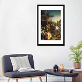 East Urban Home 'The Adoration Of The Magi, c.1570-99' Graphic Art Print on Wrapped Canvas in Brown/Green | 24 H x 16 W x 1 D in | Wayfair