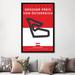 East Urban Home Minimal Movie 'F1 Osterreichring Race Track' Graphic Art Print on Canvas in Black/Red/White | 26 H x 18 W x 1.5 D in | Wayfair