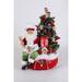 Karen Didion Originals Lighted Gingerbread Santa Bag Plastic | 21.5 H x 15 W x 14 D in | Wayfair SC-61