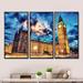 Latitude Run® Big Ben UK & House Of Parliament - 3 Piece Floater Frame Graphic Art on Canvas Canvas, Wood in White | 20 H x 36 W x 1 D in | Wayfair