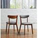 Steel Grey Tahoe Chair With Diego Texstyle In American Walnut - Unique Furniture 31300509