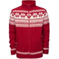 Brandit Norweger Pull Zip, blanc-rouge, taille M