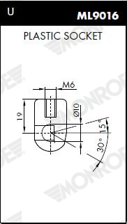MONROE Gasfeder, Koffer-/Laderaum 380N für KIA 81770-1G000 81780-1G000 ML5712 Image
