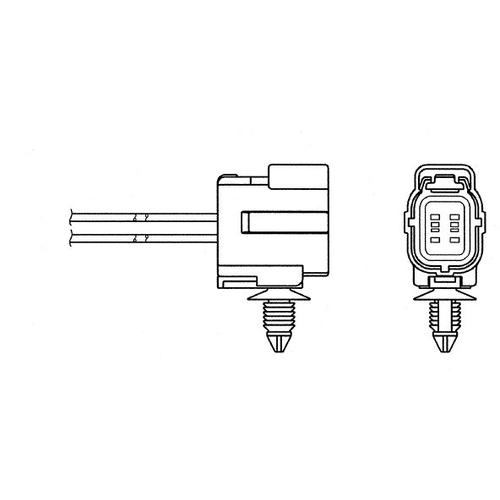 NGK Lambdasonde (0367) für MAZDA 323 S VI F | Sauerstoff-Sensor