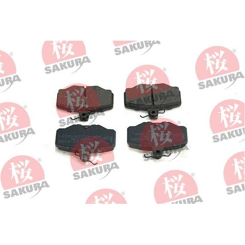 SAKURA Bremsbelagsatz, Scheibenbremse hinten rechts links für NISSAN 44060-3F085 44060-70J26 44060-BM426 601-10-4100