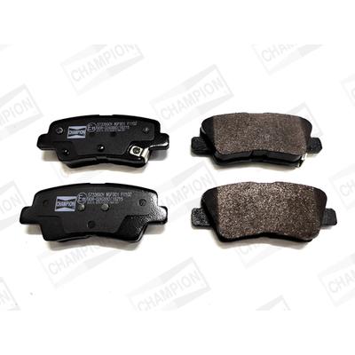 CHAMPION Bremsbelagsatz, Scheibenbremse hinten rechts links für HYUNDAI KIA SSANGYONG 58302D4A65 58302A8A65 58302D4A55 573369CH Image