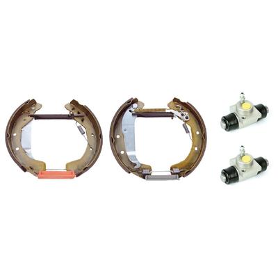 BREMBO Bremsbackensatz KIT & FIT hinten rechts links vormontiert für Opel K 59 039