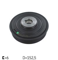 SKF Riemenscheibe, Kurbelwelle VKM 93301 Ø152,6mm 152,6mm für ALFA ROMEO PEUGEOT FIAT CITROËN LANCIA 0515.P2 0515.V6 0515.V5 Image