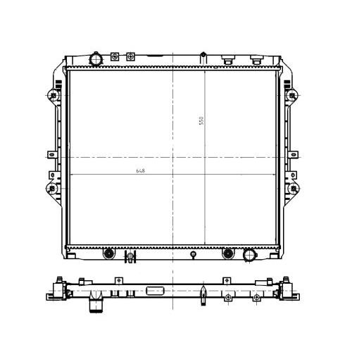 NRF Motorkühler für Hilux VIII TOYOTA Fortuner