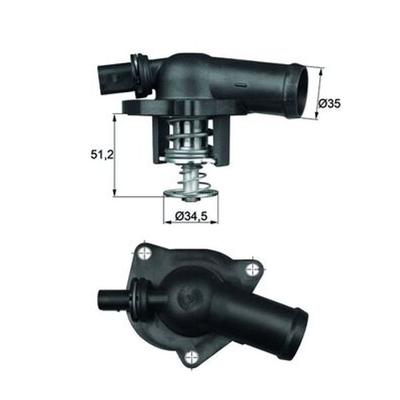 MAHLE Thermostat, Kühlmittel mit Dichtung für VW CUPRA AUDI 032121121N 032121121M TI 17 109