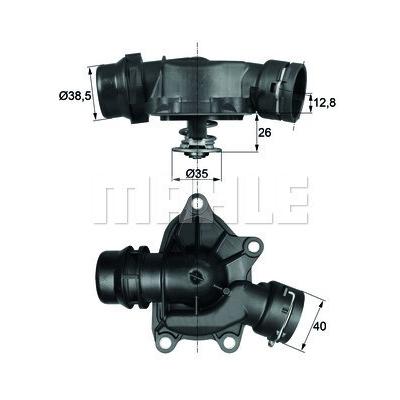 MAHLE Thermostat, Kühlmittel mit Dichtung für BMW 11532247269 2247269 11512247269 TI 26 88