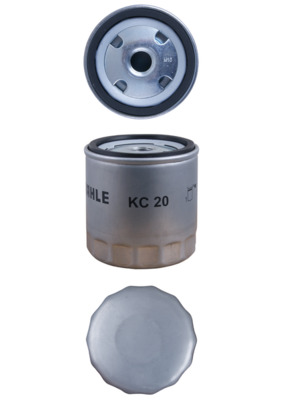 KNECHT Kraftstofffilter KC 20 Ø76,2mm 76,2mm für RENAULT MWM DUCATI FIAT LAMBORGHINI VM IVECO FORD VOLVO 01174696 12506526 605411880006 Image