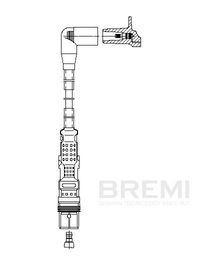 BREMI Zündleitung 1A02F63 für VW 032905430L Image