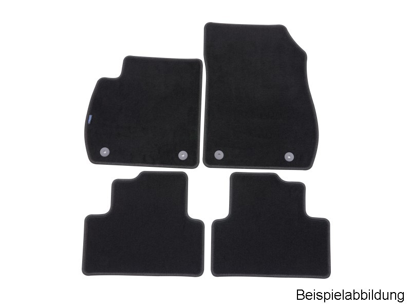 PETEX Fußmatte, Fußmattensatz velour - schwarz 117144304 Fußmatte für PORSCHE Image