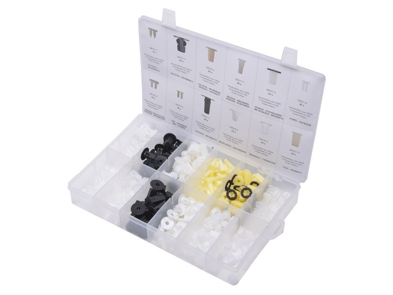 SWSTAHL Kunststoff Sicherungsmuttern Sortiment S8031 Sortiment, Befestigungselemente Image