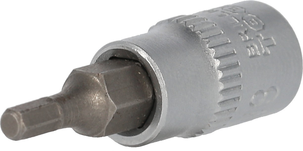 Brilliant Tools 1/4' Innensechskant Bit-Stecknuss, 3 mm Steckschlüsseleinsatz BT020820 Image