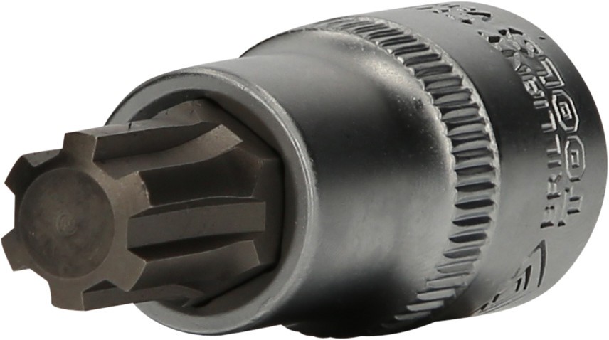 Brilliant Tools 1/2' RIBE-Bit-Stecknuss, 55 mm lang, M12 Bit-Schraubendreher,Steckschlüsseleinsatz BT022726 Image