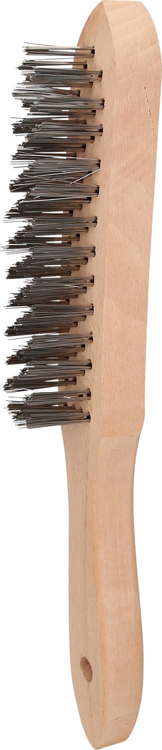 Brilliant Tools Stahl-Handdrahtbürste 4-reihig, 290mm Drahtbürste, Bremssattelreinigung,Drahtbürste BT706002 Image