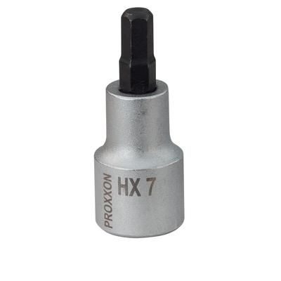 PROXXON 1/2 Zoll Innensechskanteinsatz, 6 mm Steckschlüsseleinsatz 23475 Image