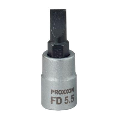 PROXXON 1/4 Zoll Schlitzeinsatz, 8,0 mm Steckschlüsseleinsatz 23742 Image