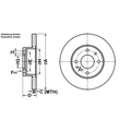 ATE BREMSSCHEIBEN Ø240MM + BREMSBELÄGE VORNE FÜR FIAT TIPO 1.4 I.E. 1.6 LANCIA DEDRA TEMPRA 1.1 1.7 D1.95892330 51876438 5888781 71738421 794870