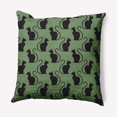 Spooky Cats Decorative Throw Pillow