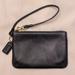 Coach Bags | Coach Leather Wristlet | Color: Black | Size: Os