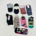 Urban Outfitters Accessories | 8 Pair Women’s Crazy Yoga Socks | Color: Black/Pink | Size: Os