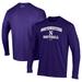 Men's Under Armour Purple Northwestern Wildcats Softball Performance Long Sleeve T-Shirt