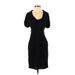 City Triangles Casual Dress - Sheath: Black Solid Dresses - Women's Size Small