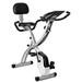 Wonder Maxi Folding Magnetic Indoor Exercise Bike w/ Arm Resistance Bands, Black - 39.68