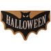 Natural Coir "Halloween" Bat Shaped Doormat 18" x 30"