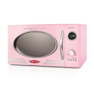 Nostalgia Retro 0.9 Cu. Ft. Microwave - 0.9 Cu. Ft. Pink - 0.9 cu ft