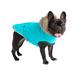 Aqua Winter Sailor Dog Parka, Medium, Blue