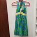 Lilly Pulitzer Dresses | Lilly Pulitzer Women's Size 2 Haltor Top Dress | Color: Blue/Green | Size: 2