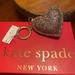 Kate Spade Accessories | Kate Spade Glitter Heart Key Chain | Color: Silver | Size: Os