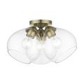 Livex Lighting Catania 16 Inch 3 Light Semi Flush Mount - 46502-01