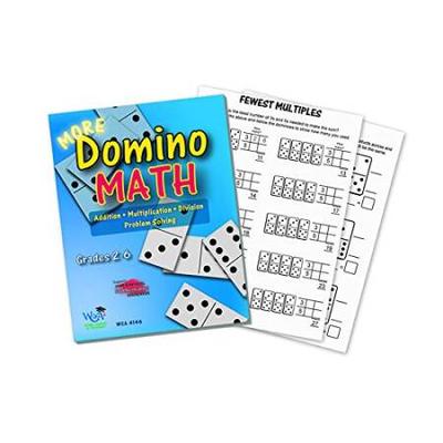 More Domino Math: Additon, Multiplication, Division, Problem Solving (Grades 2-6)