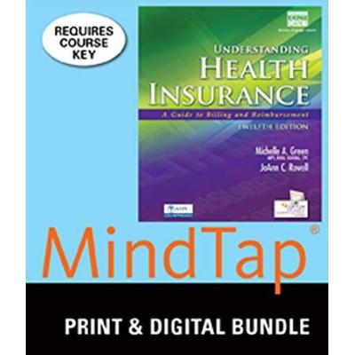 Bundle Understanding Health Insurance A Guide to Billing and Reimbursement with Cengage EncoderProcom Demo Access Code th Workbook MindTap Health Care terms months Access Code