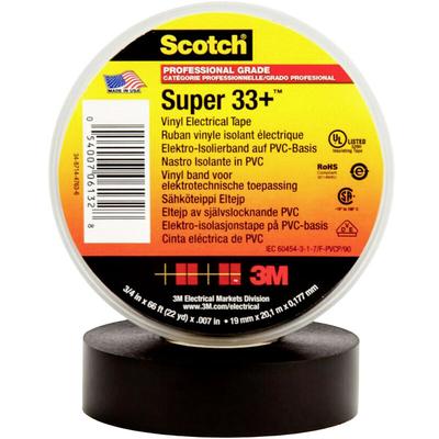 3M - SUPER33+-19X20 Isolierband Scotch® Schwarz (l x b) 20 m x 19 mm 1 St.