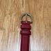 Coach Accessories | Coach Classic Leather Belt - Red | Color: Red | Size: Small